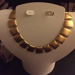 Vintage Anne Klein golden chunky necklace